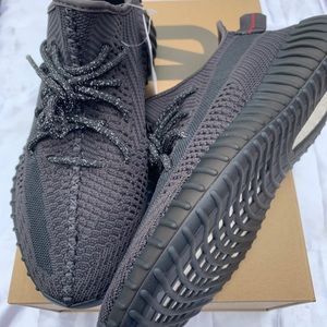 Yeezy V2 Black Non reflective Authentic W receipt